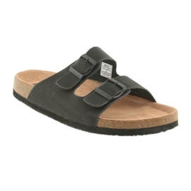 Herrprofilerade Big Star 174605 svarta tofflor 1