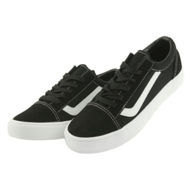 Atletico bundna sneakers 18081 svart/vit 3