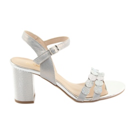 Sandaler för kvinnor Gamis 3658 blå grå rosa 1