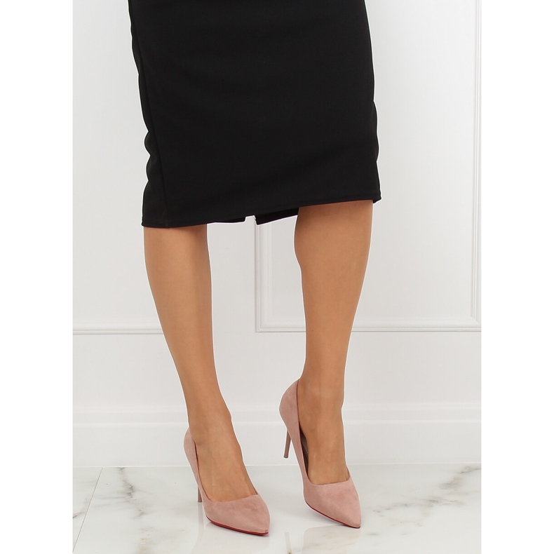 Pumpar på en rosa E22369 rosa pin 1