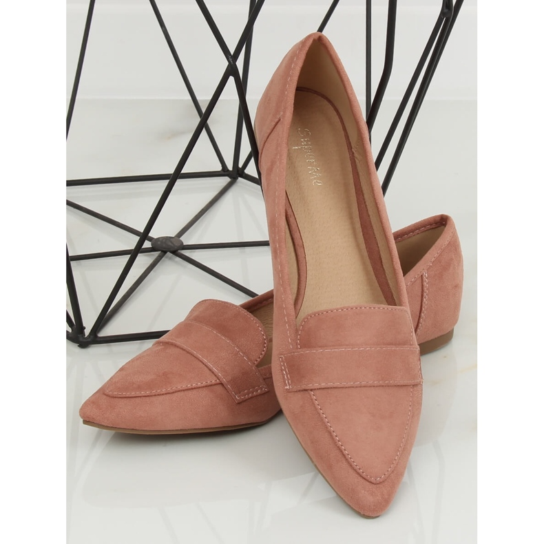 Rosa spetsiga ballerinor 302 Rosa 1
