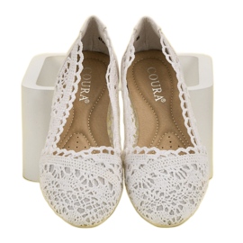 Coura Vita ballerinor med spetsar 1