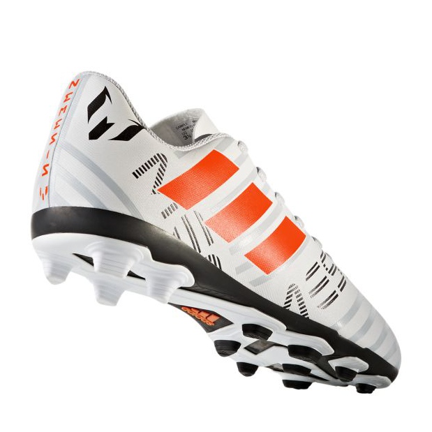 Adidas Nemeziz Messi 17.4 FxG Jr S77200 fotbollsskor vit 2