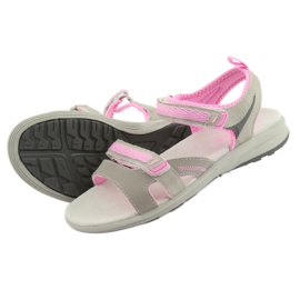 American Club HL12 flickas sandaler grå rosa 5