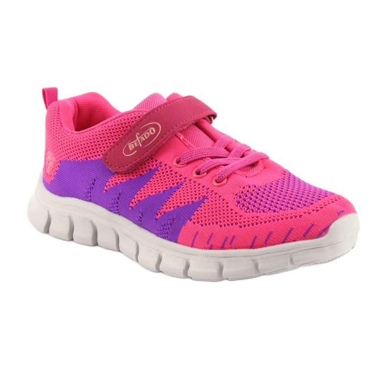 Befado barnskor upp till 23 cm 516Y023 purpur rosa 2