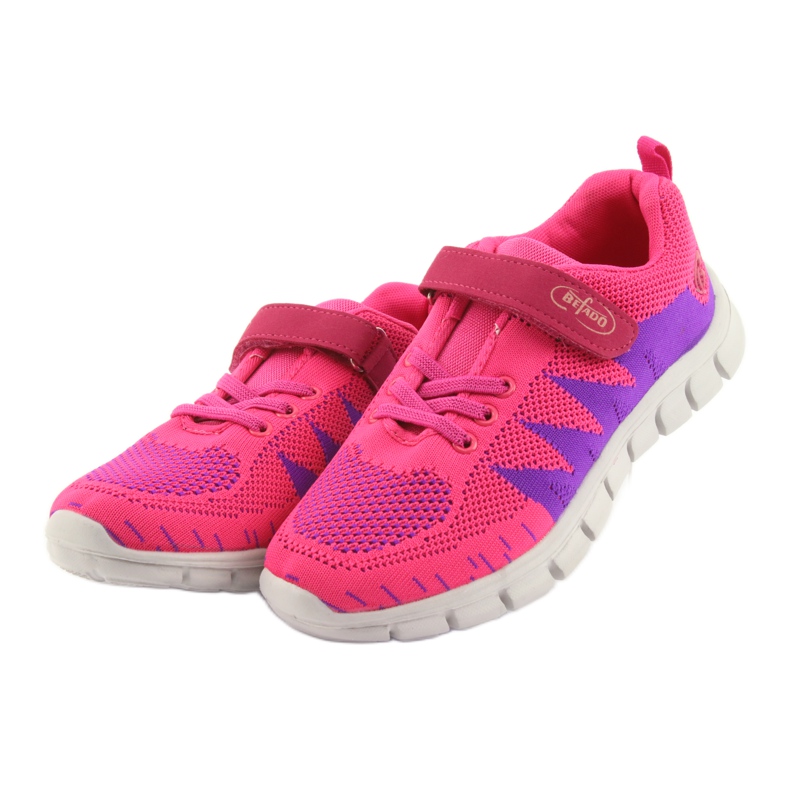 Befado barnskor upp till 23 cm 516Y023 purpur rosa 4