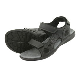 American Club Amerikanska HL06 svarta sport sandaler 4