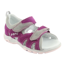 Kardborresandaler Bartek 16187 rosa/grå 1