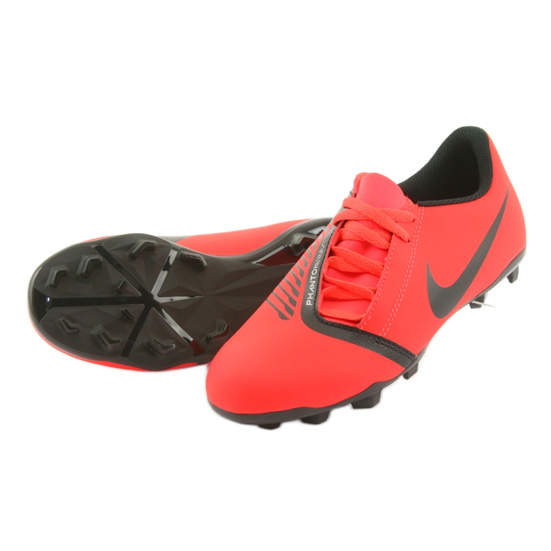 Nike Phantom Venom Club Fg Jr AO0396-600 fotbollsskor röd 5