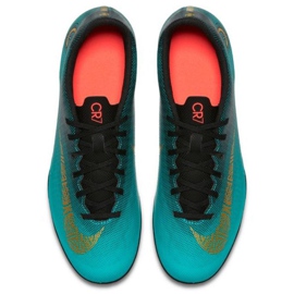 Nike Mercurial Vapor 12 Club CR7 Mg M AJ3723-390 fotbollsskor grön grön 2