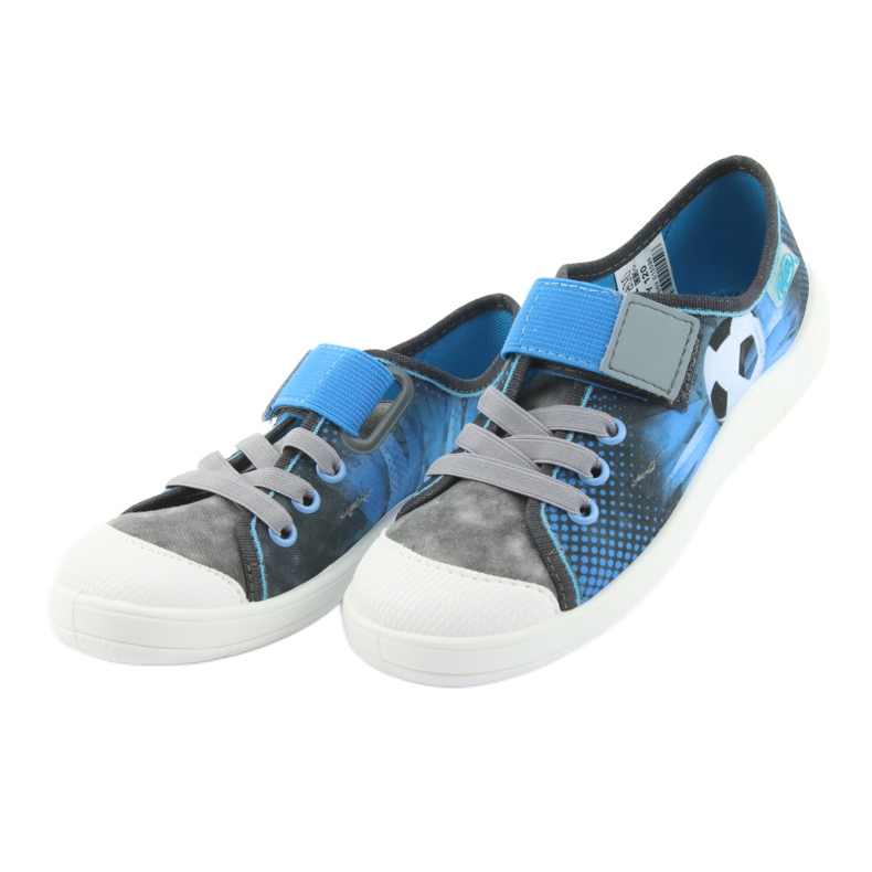 Befado ball barnskor 251Y120 blå grå marinblå 3