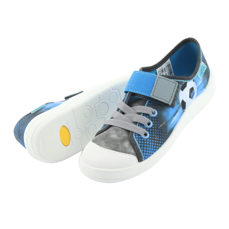 Befado ball barnskor 251Y120 blå grå marinblå 5