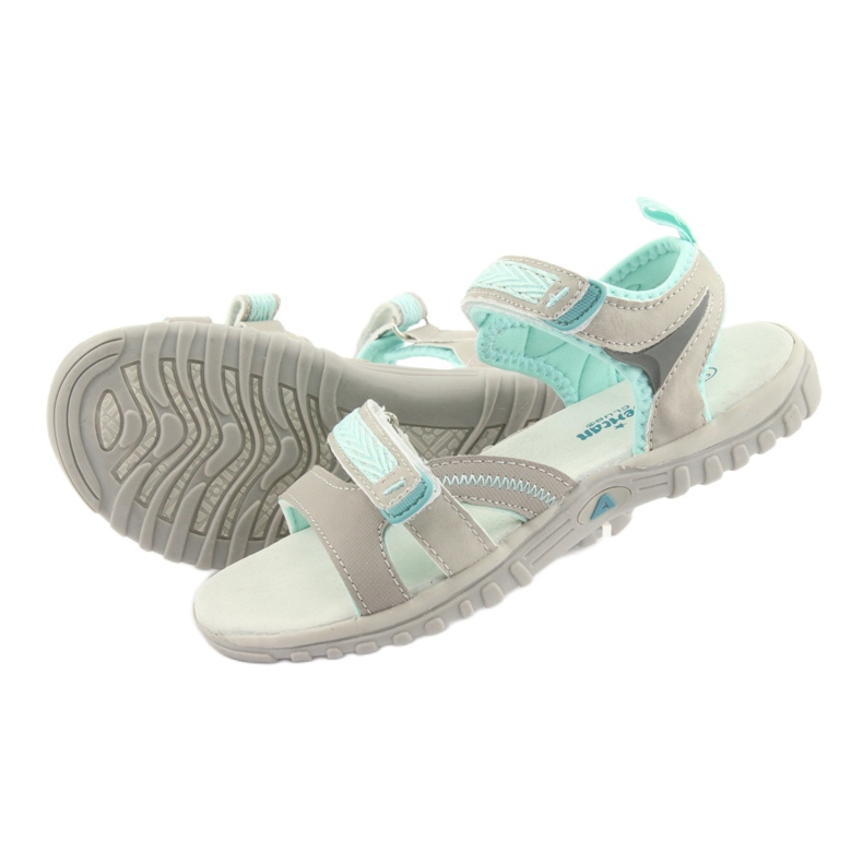 American Club American Sandals Sports Sports HL14 Gray/Green grå 4