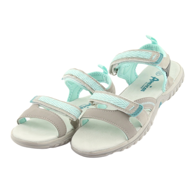 American Club American Sandals Sports Sports HL14 Gray/Green grå 3