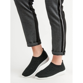 SHELOVET Textil sportskor svart 1