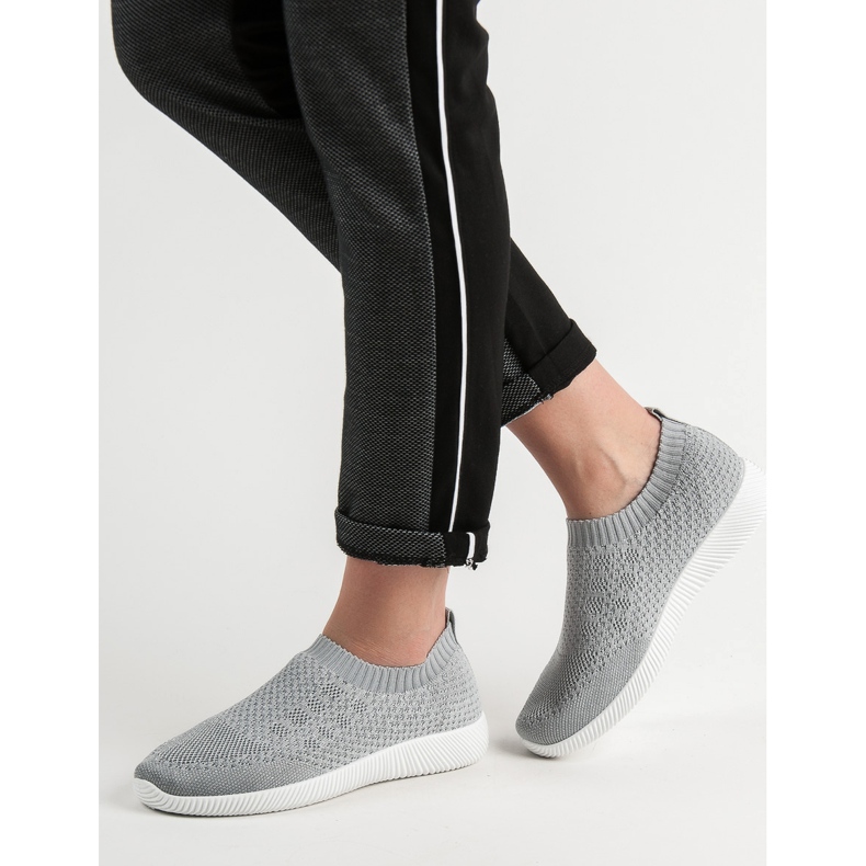 SHELOVET Textil sportskor grå 1
