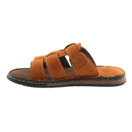American Club American Men's Flip Flops Lightweight Podka06 Brown brun 2