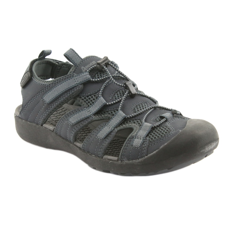 American Club Amerikanska HL02 marinblå sportssandaler 1