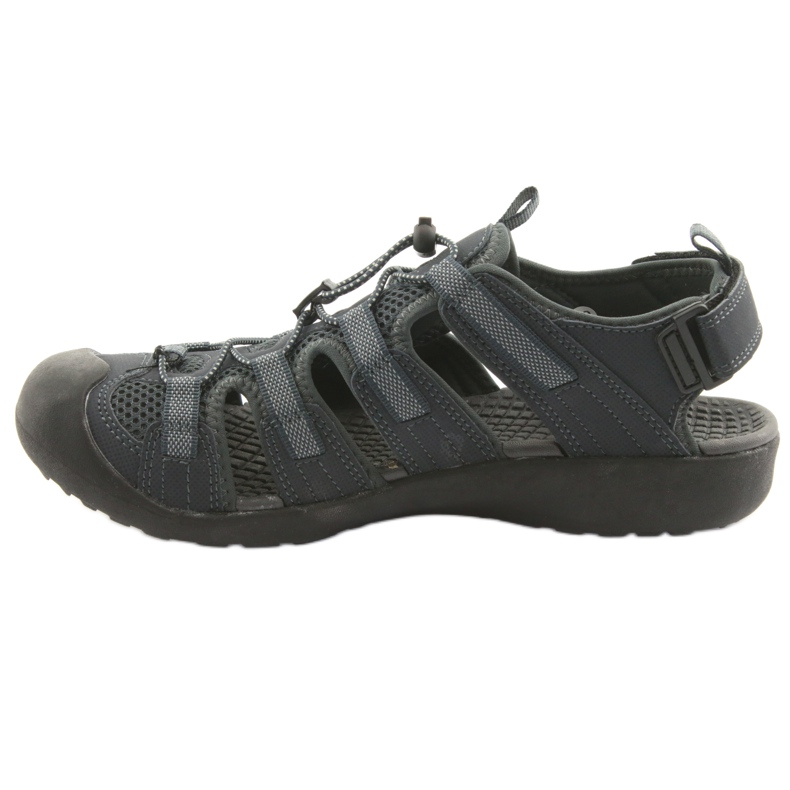 American Club Amerikanska HL02 marinblå sportssandaler 2