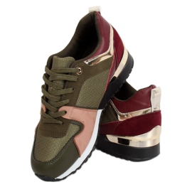 Gröna sportskor B-01 Army Green mångfärgad 2