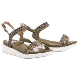 Kylie Sandaler i kaki grön 1