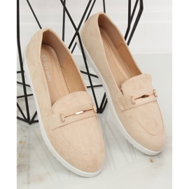 Dam beige loafers BJ600-E25 Aprikos 2