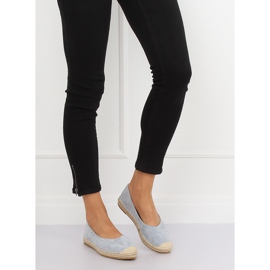Blå ballerina espadrilles N-2980 L.BLUE 1