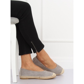 Grå ballerina espadrilles N-2980 Grå 1