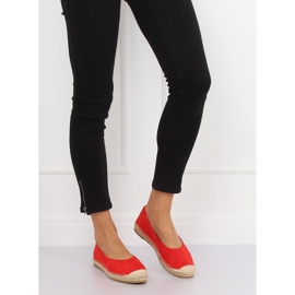 Röd ballerina espadrilles N-2980 Röd 1