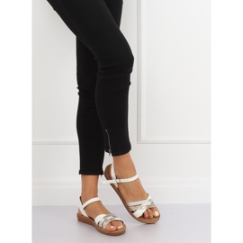 Vita sandaler för kvinnor TS-9 Vit 2