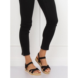 Svarta damsandaler Y1521 Svart 1