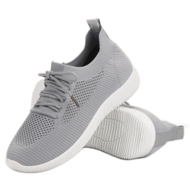 SHELOVET Slip-on sportskor grå 1