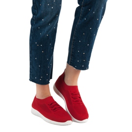 SHELOVET Slip-on sportskor röd 2