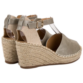Evento Casual Wedge Sandals grå 1