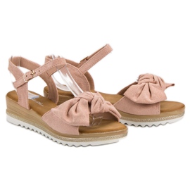Bello Star Sandaler Med En Rosett rosa 1