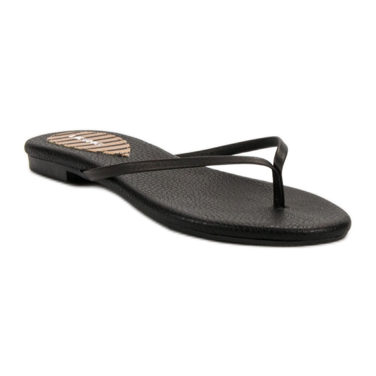 SHELOVET Klassiska flip-flops svart 1