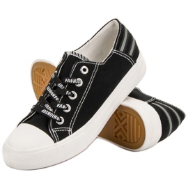 SHELOVET Låga sneakers svart 1