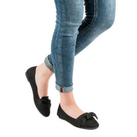 Queen Vivi Mocka ballerinor svart 2