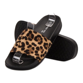 Queen Vivi Bekväma mocka tofflor brun 1