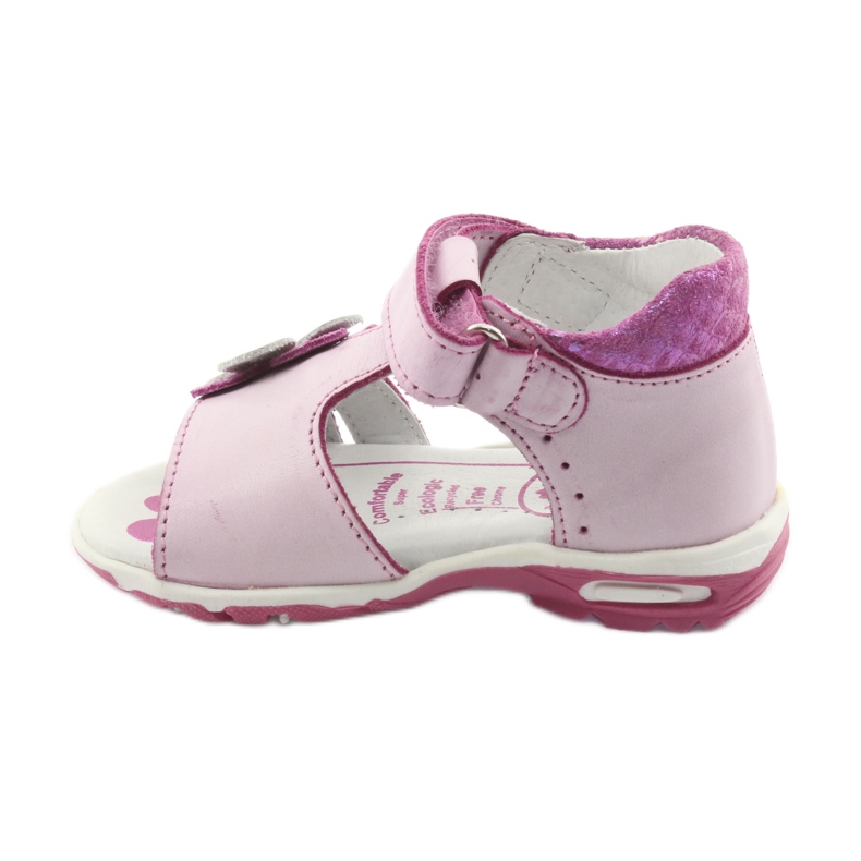 Rosa sandaler med blommor Ren But 1406 vit 3