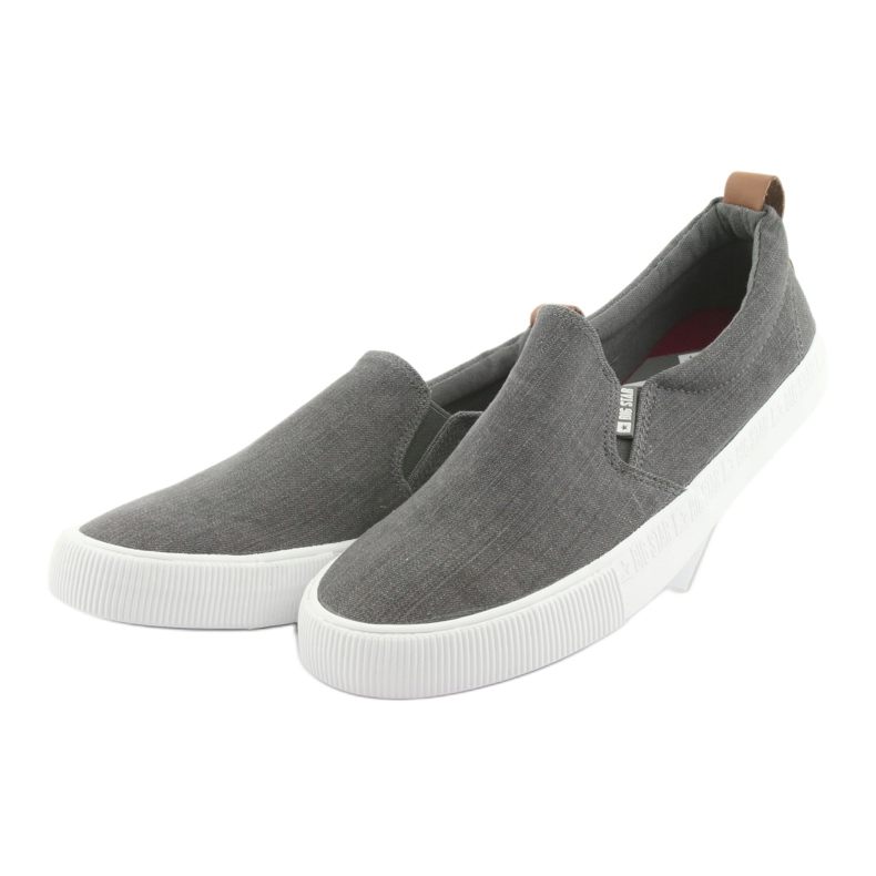 Big Star 174162 slip-on sneakers grå 3