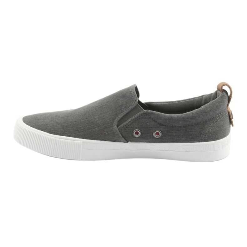 Big Star 174162 slip-on sneakers grå 2