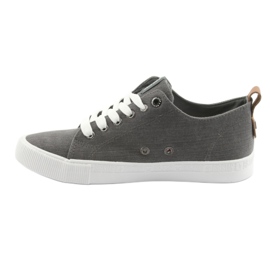 Grey Big Star 174165 grå sneakers för män 2