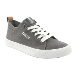 Grey Big Star 174165 grå sneakers för män 1