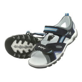 Sandaler pojkroppar Bartek 19176 marinblå-grå 5