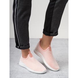SHELOVET Slip-on sportskor rosa 2