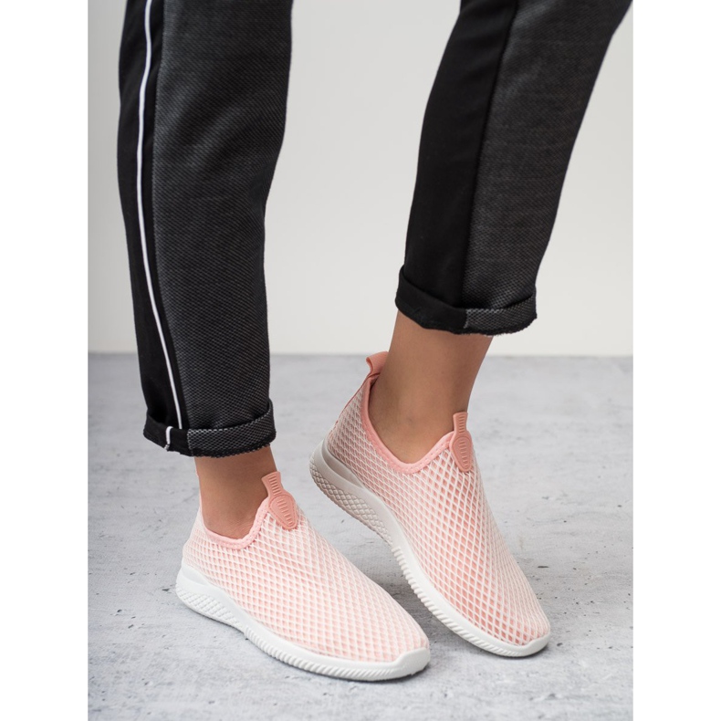 SHELOVET Slip-on sportskor rosa 2