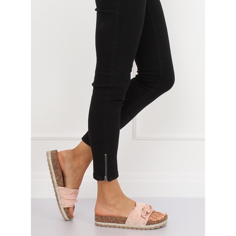 Rosa tofflor tofflor BJS-002 Rosa 1