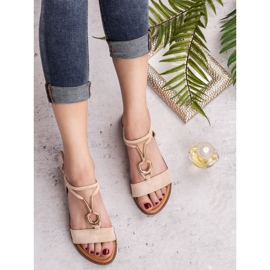 Laura Mode Sandaler i mocka brun 1