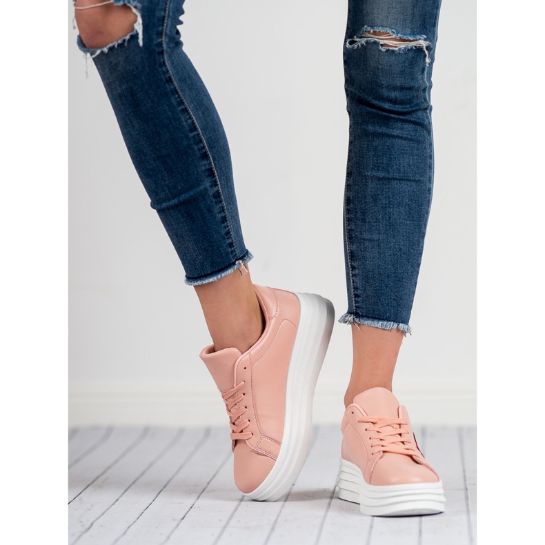 SHELOVET Pulver sportskor rosa 1